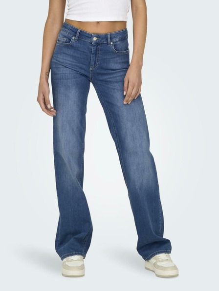 ONLY Blaue Straight-Fit-Jeans für Damen ONLY Blush