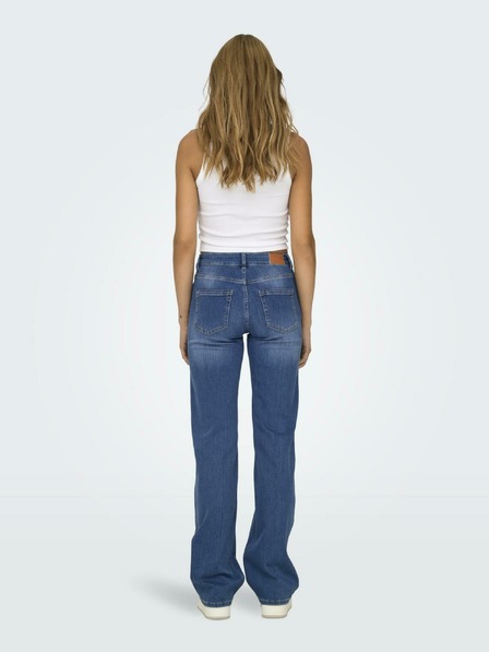 ONLY Blaue Straight-Fit-Jeans für Damen ONLY Blush