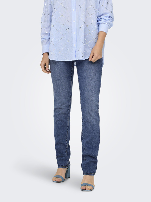 ONLY Blaue Slim Fit-Jeans für Damen ONLY Sui