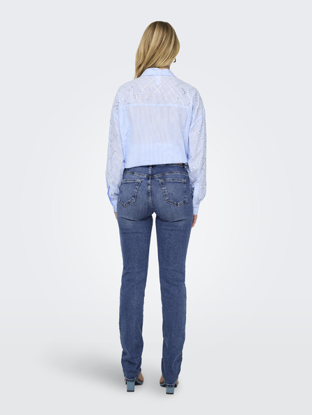 ONLY Blaue Slim Fit-Jeans für Damen ONLY Sui