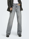 ONLY Hellgraue Damenjeans mit weiter Passform ONLY Juicy
