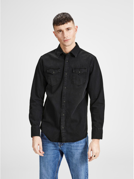 Jack & Jones Schwarzes Jeanshemd Jack & Jones