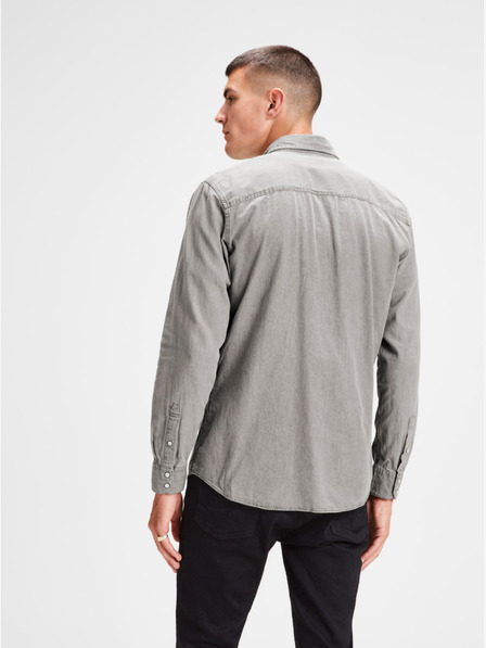 Jack & Jones Graues Jeanshemd Jack & Jones