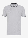 Jack & Jones Grau gestreiftes Poloshirt Jack & Jones Paulos