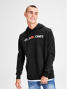 Jack & Jones Schwarzer Jack & Jones Corp Kapuzenpullover mit Druck
