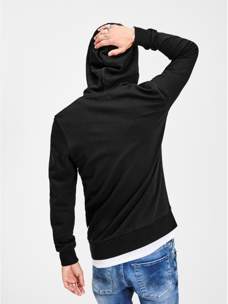 Jack & Jones Schwarzer Jack & Jones Corp Kapuzenpullover mit Druck