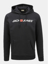 Jack & Jones Schwarzer Jack & Jones Corp Kapuzenpullover mit Druck