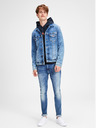 Jack & Jones Dunkelblau bedruckter Kapuzenpullover Jack & Jones Corp