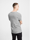 Jack & Jones Jack & Jones grau gestreiftes bedrucktes Poloshirt