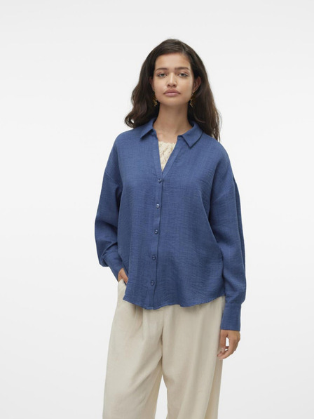 Vero Moda Blaues Damenhemd Vero Moda Melaney