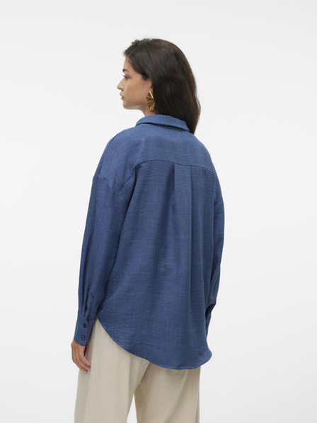 Vero Moda Blaues Damenhemd Vero Moda Melaney