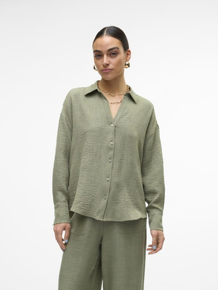 Vero Moda Hellgrünes Damenhemd Vero Moda Melaney