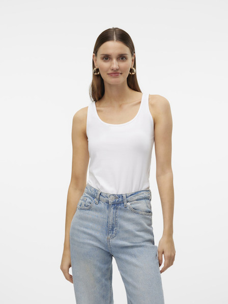 Vero Moda Weißes Vero Moda Lulu Damen-Tank-Top