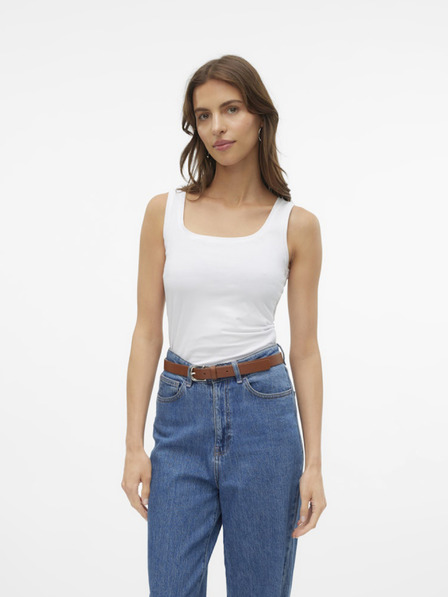 Vero Moda Weißes Vero Moda Lulu Damen-Tank-Top