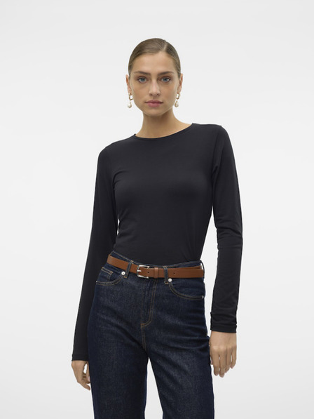 Vero Moda Schwarzes Vero Moda Lulu-T-Shirt für Frauen