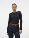 Vero Moda Schwarzes Vero Moda Lulu-T-Shirt für Frauen