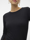 Vero Moda Schwarzes Vero Moda Lulu-T-Shirt für Frauen