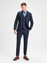 Jack & Jones Jack & Jones Laris dunkelblaue Anzughose aus Wollmischgewebe