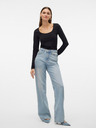 Vero Moda Schwarzes Vero Moda Lulu-T-Shirt für Frauen