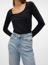 Vero Moda Schwarzes Vero Moda Lulu-T-Shirt für Frauen