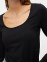 Vero Moda Schwarzes Vero Moda Lulu-T-Shirt für Frauen