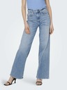ONLY Hellblaue ONLY Madison Blush Damenjeans mit weitem Bein