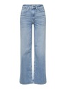 ONLY Hellblaue ONLY Madison Blush Damenjeans mit weitem Bein