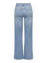 ONLY Hellblaue ONLY Madison Blush Damenjeans mit weitem Bein
