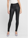 ONLY Schwarze Lederhose mit schmaler Passform ONLY Royal