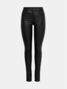 ONLY Schwarze Lederhose mit schmaler Passform ONLY Royal