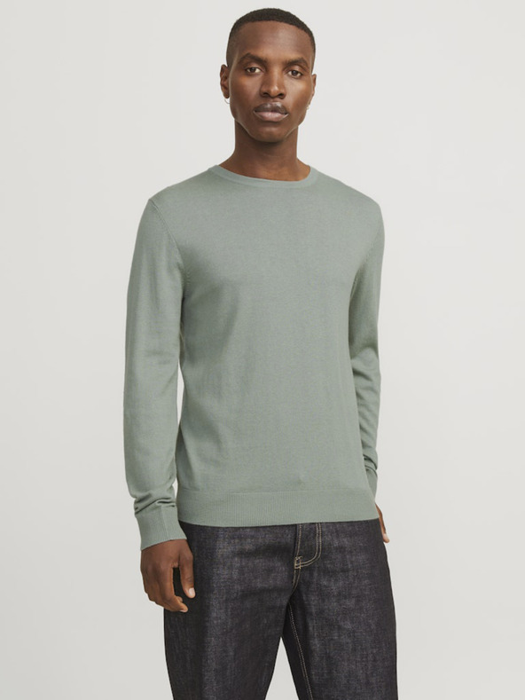 Jack & Jones Grüner Jack & Jones Emil Pullover für Herren