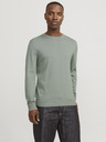 Jack & Jones Grüner Jack & Jones Emil Pullover für Herren
