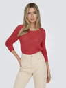ONLY Orangefarbener ONLY Geena Pullover für Damen