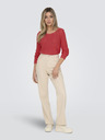 ONLY Orangefarbener ONLY Geena Pullover für Damen