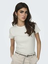 Jacqueline de Yong Weißes JDY Solar Damen T-Shirt
