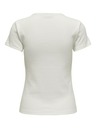 Jacqueline de Yong Weißes JDY Solar Damen T-Shirt