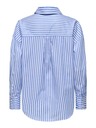 Jacqueline de Yong Weiß-blau gestreiftes JDY Damen-Shirt Vesper