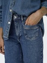 ONLY Blaue Damenjeans mit weitem Bein ONLY Juicy