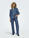 ONLY Blaue Damenjeans mit weitem Bein ONLY Juicy