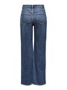 ONLY Blaue Damenjeans mit weitem Bein ONLY Juicy