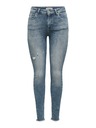 ONLY Blaue Damen Skinny Jeans ONLY Blush