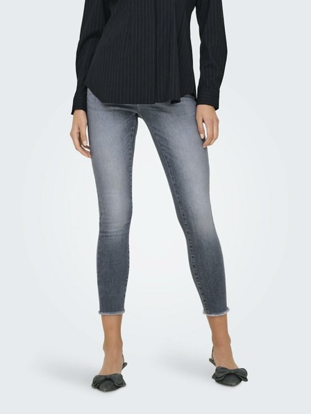 ONLY Graue Damen-Skinny-Jeans ONLY Blush