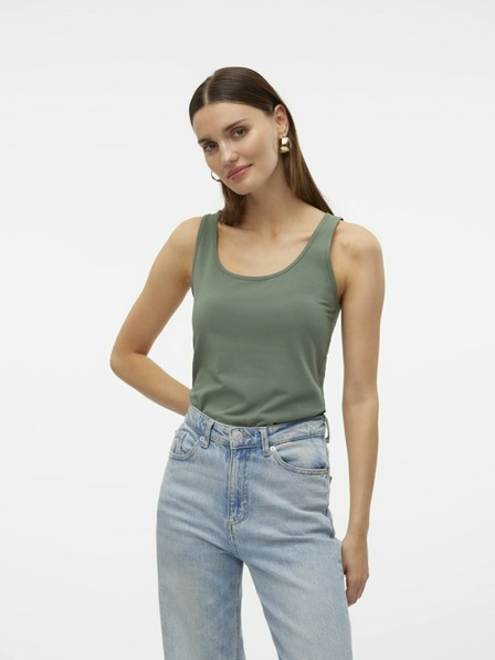 Vero Moda Grünes Vero Moda Lulu Damen-Tank-Top