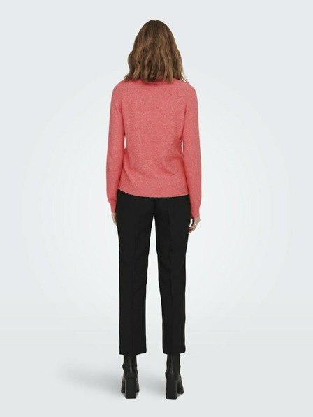 ONLY Orangefarbener ONLY Rica Pullover für Damen