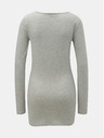 Vero Moda Grau gestreiftes Basic-Langarmshirt VERO MODA Maxi-Shirt