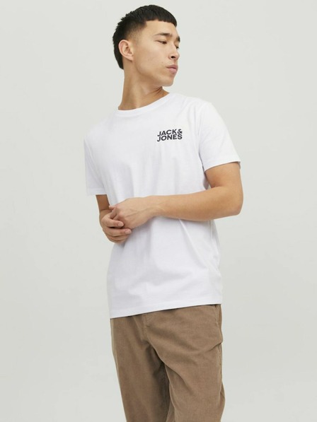 Jack & Jones Weißer Jack & Jones Herren Kapuzenpullover