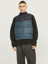 Jack & Jones Schwarze und blaue Jack & Jones Steppweste für Herren