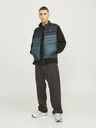 Jack & Jones Schwarze und blaue Jack & Jones Steppweste für Herren
