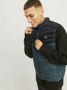 Jack & Jones Schwarze und blaue Jack & Jones Steppweste für Herren