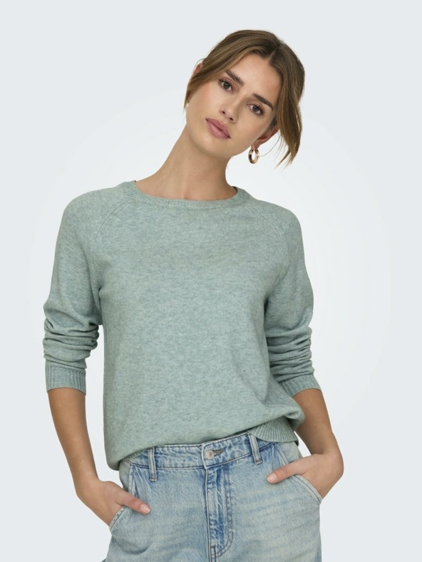 ONLY Grüner Damen-Pullover ONLY Lesly